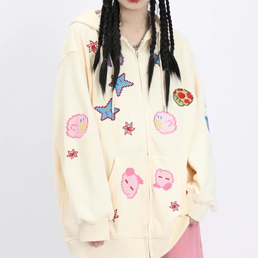 Battle Kid Hoodie Zip Up Jacket Blackpink Style
